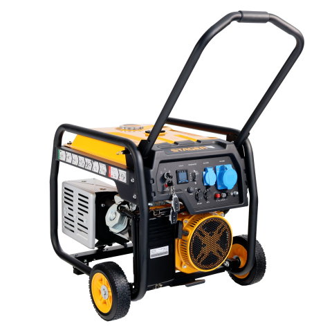 Generator open frame Stager FD 6500ER Automatic G2 5160026500 5.5 kW, monofazat, benzina, pornire electrica, bobinaj cupru 100%, telecomanda, conector ATS, conector invertor solar [1]