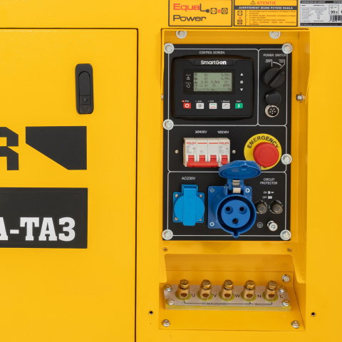 Generator profesional diesel Stager YDE15000TA-TA3, 11.5 kW, 230-400V, insonorizat, pornire electrica [9]