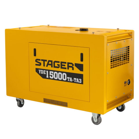 Generator profesional diesel Stager YDE15000TA-TA3, 11.5 kW, 230-400V, insonorizat, pornire electrica [4]