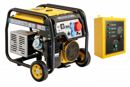 Generator Stager FD 10000E3R+ATS Automatic  open-frame 8.5kW, trifazat, benzina, pornire electrica [0]