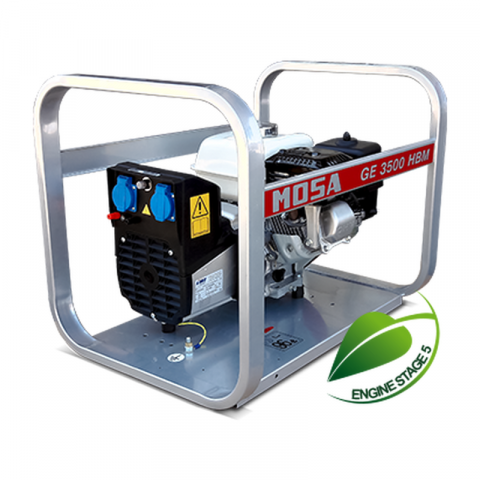 Generatoare de uz general - Generator Mosa GE3500 HBM  2.9 kW, monofazat, benzina, motor Honda GX200
