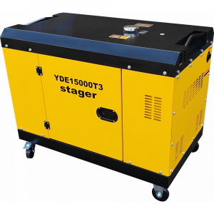 Generator Stager YDE15000T3 11580015000T3 14 kVA , 19A, 3000 rpm, diesel, trifazat, insonorizat [1]