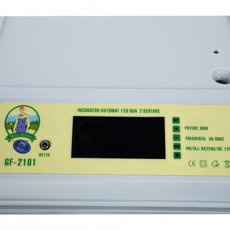 Incubator automat Micul Fermier GF-2101 128 oua 2 sertare, alimentare 220V, 12V [4]