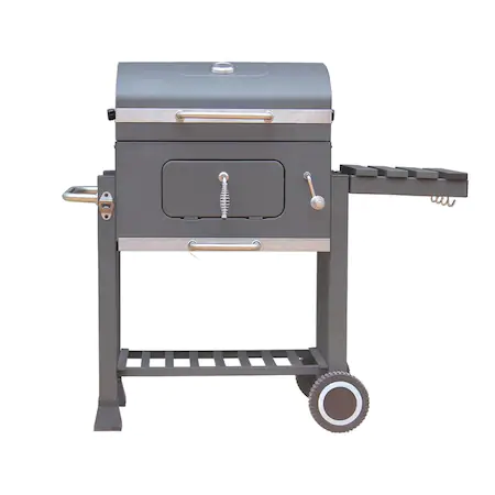 Gratar Tarrington House Memphis cu grill de fonta 57x41,7 cm, cenusar, desfacator de bere [1]