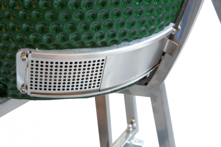 Gratar pe carbune Tarrington House AUPLEX Kamado, corp si bol din ceramica, diametru suprafata de gatit 47cm, verde [7]