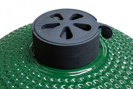 Gratar pe carbune Tarrington House AUPLEX Kamado, corp si bol din ceramica, diametru suprafata de gatit 47cm, verde [4]