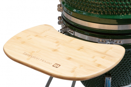 Gratar pe carbune Tarrington House AUPLEX Kamado, corp si bol din ceramica, diametru suprafata de gatit 47cm, verde [5]
