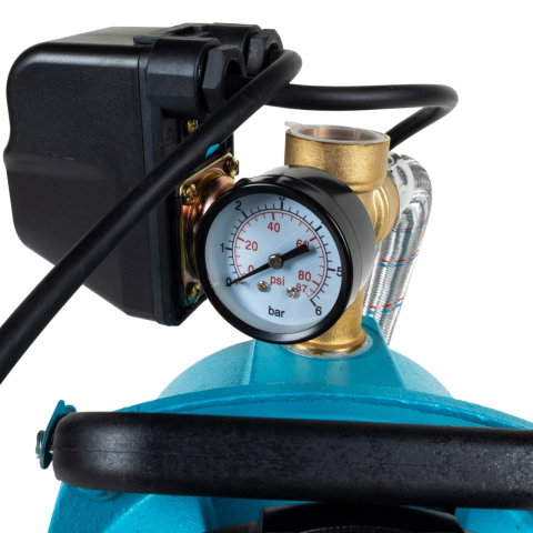Hidrofor Detoolz 0.9 kW, debit maxim 2280l/h, inaltime maxima de pompare 40m, corp pompa fonta, butelie 24L, ejector [3]