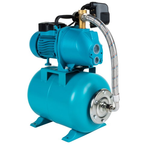 Hidrofor Detoolz 0.9 kW, debit maxim 2280l/h, inaltime maxima de pompare 40m, corp pompa fonta, butelie 24L, ejector [6]