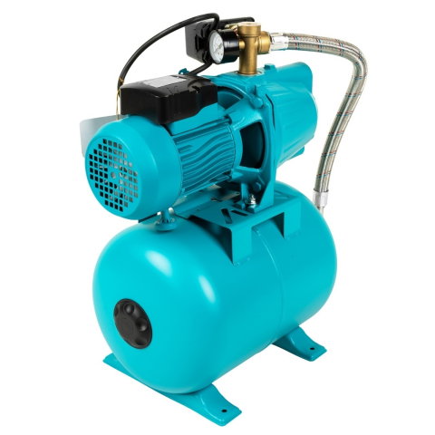 Hidrofor Detoolz 0.9 kW, debit maxim 3300l/h, inaltime maxima pompare 45m, corp pompa fonta, butelie 24L [7]