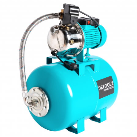 Hidrofor Detoolz DZ-P123 AUJS-100 0.75 kW cu vas 50 litri si corp inox [3]