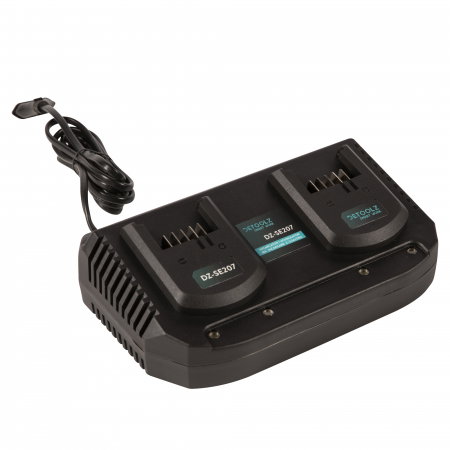 Incarcator Detoolz DZ-SE207 2 acumulatori 18V incarcare 3.5A/ora [3]