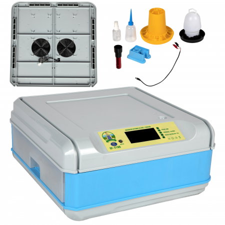Incubator automat Micul Fermier GF-2100 64 oua 1 sertar, alimentare 220V si 12V [3]