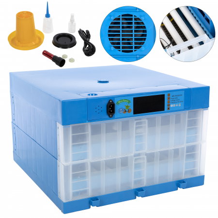 Incubator automat Micul Fermier cu 2 etaje 128 oua gaina GF-1509 [2]