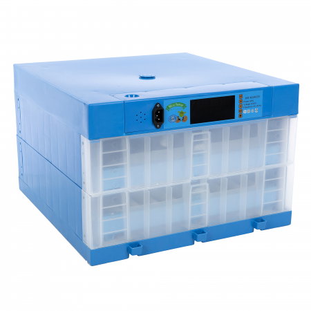 Incubatoare si deplumatoare - Incubator automat Micul Fermier cu 2 etaje 128 oua gaina GF-1509
