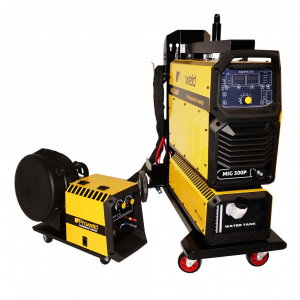 ProWELD MIG 500P 4551MIG500P invertor sudare MIG/MAG profesional, racire cu lichid, derulator detasabil, sudura aluminiu [1]