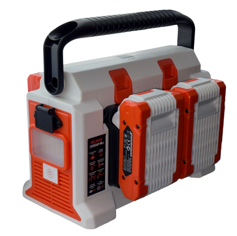 Invertor portabil pe acumulator RURIS 30024e + 4 acumulatori Alfa UP 2400e X-CHARGE [1]