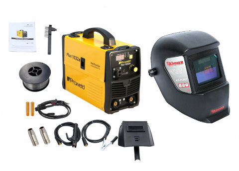Aparate de sudura - Invertor sudura MIG-MAG/MMA Proweld FLUX1032e, 140A, 60% sarma 0.6-1.00 mm, electrod 1.6-3.2 + masca sudura automata cu cristale lichide