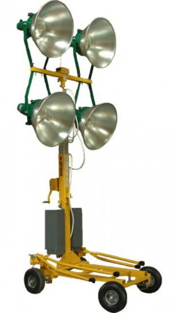 Utilaje pentru constructii - Kipor KLJ 400-4 turn de iluminat 4x400W, halogen, telescopic
