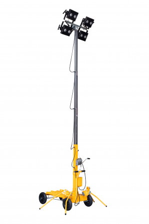 Turnuri de lumina - Turn de iluminat Stager YL250-4 1158202504 4x250W, LED, telescopic, 4.5m