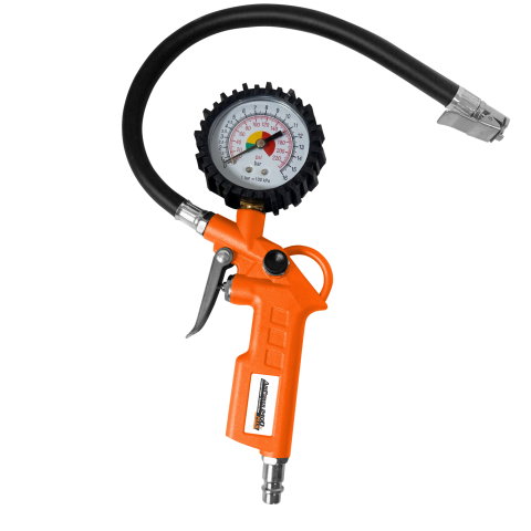 Kit accesorii compresor RURIS AirPower 2400 PLUS, 5 piese, furtun spiralat 5 m [5]