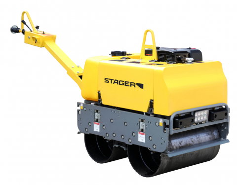 Placi compactoare - Stager CDV65-2 Cilindru dublu vibrocompactor, motor Loncin G420F