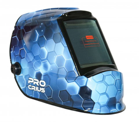 Masca de sudura cu cristale lichide 4 Senzori CRIUS, camp vizual 100x93 mm, tehnologie TRUE COLOR [3]