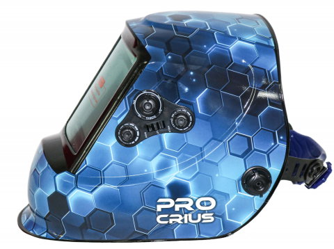 Masca de sudura cu cristale lichide 4 Senzori CRIUS, camp vizual 100x93 mm, tehnologie TRUE COLOR [4]