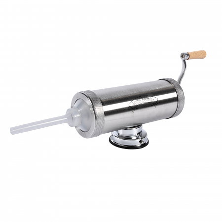Curte, gradina, microferme - Masina de carnati 2.5kg INOX ventuza 5 palnii