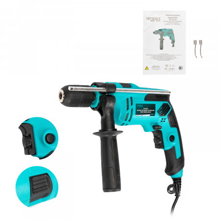 Ciocane rotopercutoare - Masina de gaurit cu percutie Detoolz  600W (bormasina)