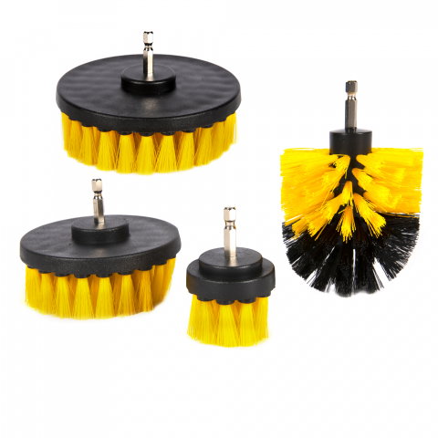 Ciocane rotopercutoare - Set 4 perii curatat pentru bormasini Detoolz DZ-SE234