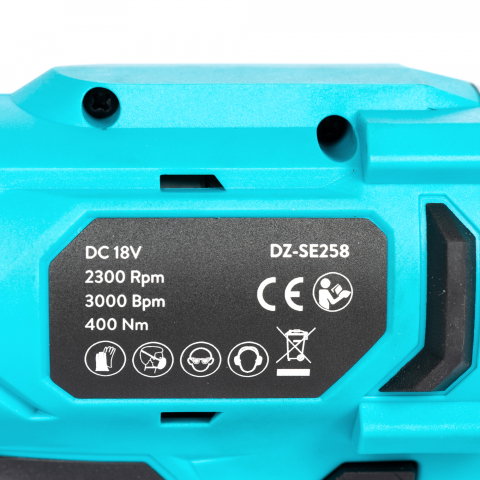 Masina de insurubat cu impact Detoolz DZ-SE258 400 Nm 18V Li-ion [4]