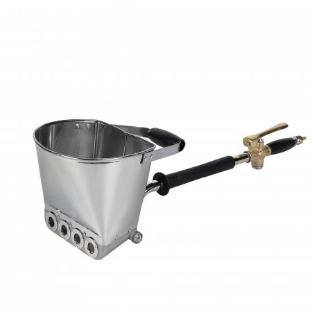 Stager HM3100V-10 compresor aer, 100L, 10bar, 356L/min, monofazat cu masina de tencuit pneumatica Detoolz si furtun 20 m [2]