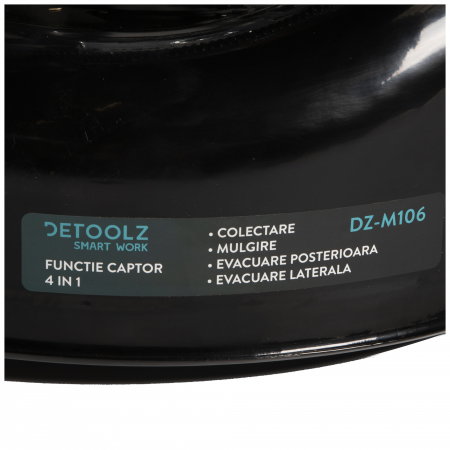Masina de tuns gazon Detoolz DZ-M106, benzina, 18", 146CC, 60L [4]