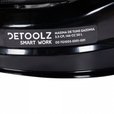 Masina de tuns gazon Detoolz DZ-TG1003-S001-G01, benzina, 146 CC, 50L, 46 cm [1]