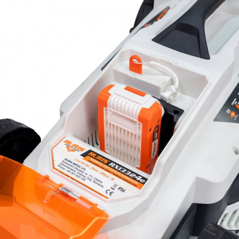Masina de tuns gazon pe Acumulator RURIS RXI 3324e power alfa up Li-ion: 20V 4 Ah, 33cm (contine acumulator+incarcator) [8]