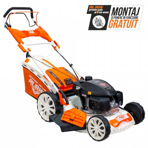 Curte, gradina, microferme - Mașină de tuns gazon RURIS RX444S, motor HONDA 4.6 CP, 51 cm, autopropulsie