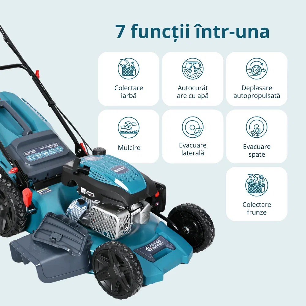 Mașină de tuns gazon Könner & Söhnen KS 51LMG-SP, autopropulsată, 51 cm, 4.5 CP, 170 cc [4]