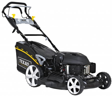Masini de tuns gazon - Texas Razor 5160TR/WE, Masina de tuns gazon, benzina, 4.4CP, latime 510mm, reglaj central, autopropulsata, pornire electrica
