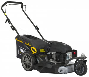 Masini de tuns gazon - Texas Premium 4675W Masina de tuns gazon, 3CP, latime lucru 46cm, inaltime taiere 25-75mm, 60L, benzina, sfoara, reglaj central