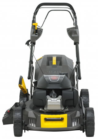 Texas Premium 5390TR/W masina de tuns gazonul motor Honda GCV170 benzina 4.8CP Euro5, autopropulsata, 530mm, 4in1, 4 viteze, sac 65l, reglaj central [1]