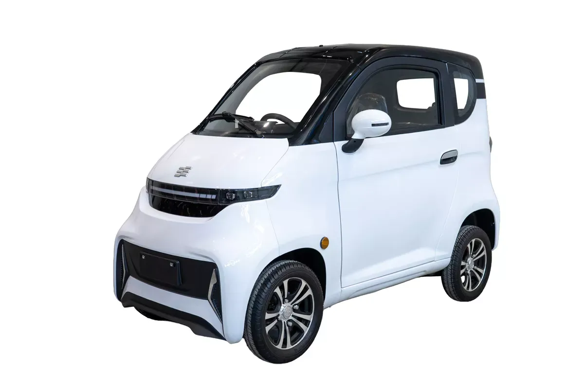 Masina electrica fara permis BLADE CITY Plus Alb-Negru cu aer conditionat [2]