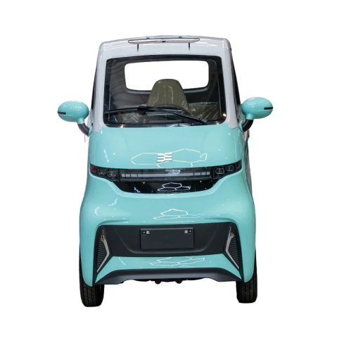 Masina electrica fara permis BLADE CITY Plus Verde-Alb cu aer conditionat [4]