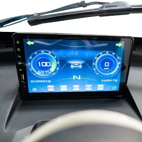 Masina electrica gri RURIS PILOT GT700G, 2 locuri, autonomie pana la 67 km [2]