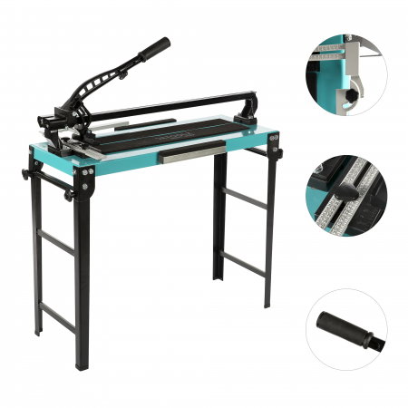 Masini de taiat parchet / placi - Masina profesionala Detoolz DZ-C225 pentru taiat placi ceramice 600mm cu masa