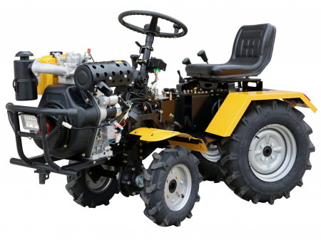 Mini tractor ProGARDEN Campo T12618 45600S12618 4x4, 12CP, diesel, ridicare hidraulica spate [2]