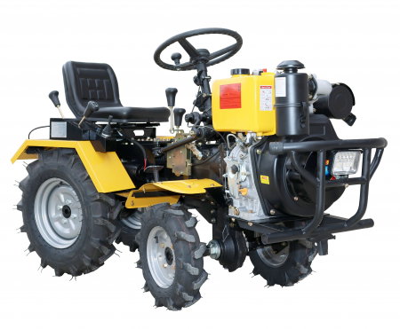 Motosape si motocultoare - Mini tractor ProGARDEN Campo T12618 45600S12618 4x4, 12CP, diesel, ridicare hidraulica spate