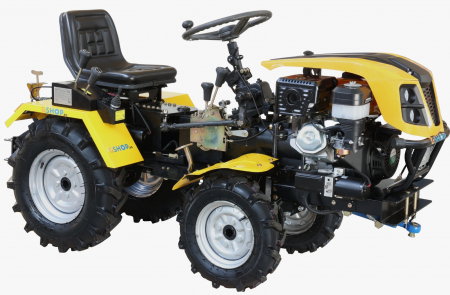 Mini tractor ProGARDEN Campo T18 4560000064 4x4, 18CP, benzina, ridicare hidraulica fata si spate, transmisie sincronizata, capota cu 4 faruri [1]