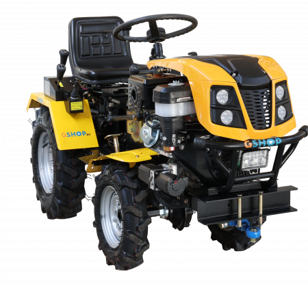 Motosape si motocultoare - Mini tractor ProGARDEN Campo T18 4560000064 4x4, 18CP, benzina, ridicare hidraulica fata si spate, transmisie sincronizata, capota cu 4 faruri