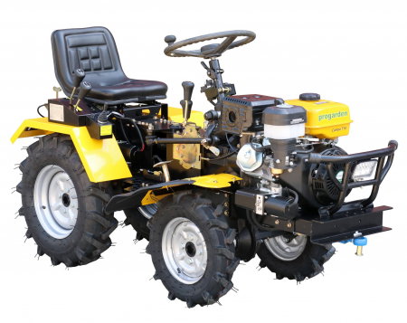 Motosape si motocultoare - Mini tractor ProGARDEN Campo T18 4560000064 4x4, 18CP, benzina, ridicare hidraulica fata si spate, transmisie sincronizata